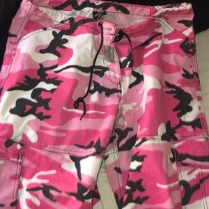 Pink camo pants